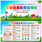 冬季健康教育宣传栏