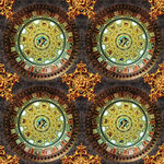 精美复古花纹图案