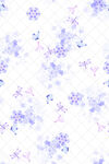 梦幻蓝紫色花朵背景图案