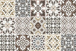 复古花纹瓷砖图案设计