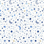 星空月亮图案背景纹理