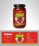 美味辣椒酱包装设计展示
