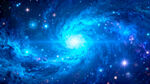 蓝色星空背景