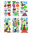 幼儿园原创绘画卡通画素材