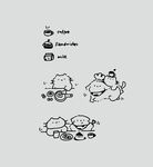 卡通宠物线条素材