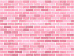 粉色砖墙纹理背景图