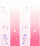 梦幻渐变花卉背景图汉服