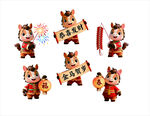 卡通马 马年 马年IP形象  