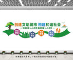 创建文明城市文化墙