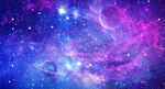 紫色宇宙星空星云背景图