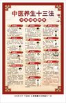 中医养生健康教育展板