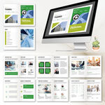 品牌画册InDesign模板