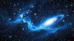 蓝色宇宙星空