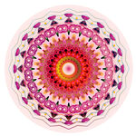 绚丽多彩曼陀罗图案