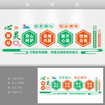 心灵驿站文化墙