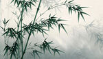 水墨翠竹图