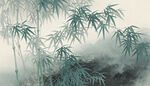 水墨竹子