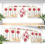 党的六大纪律文化墙