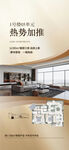 王牌户型热势加推户型卖点海报