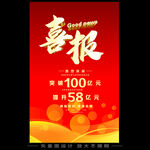 喜报海报 