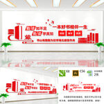 阅读读书文化墙