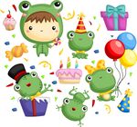 青蛙主题儿童派对元素