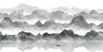 中式水墨山水
