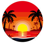 露营地酒吧网红地标日落打卡拍照