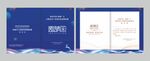 蓝色商务风证书模板展示