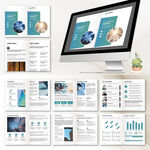 商务画册InDesign模板