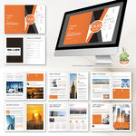 品牌画册InDesign模板