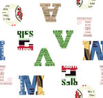 多彩创意字母设计集合