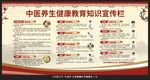 中医养生健康教育宣传栏