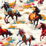 骏马 奔跑 图案