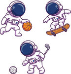 宇航员运动集合