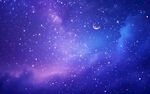 蓝色星空图