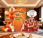 篮球主题生日美陈