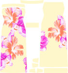 花卉图案服装裁片