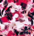 抽象梦幻红白色调艺术图案