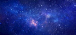 蓝色宇宙星空图