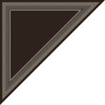 黑色三角装饰边框图案