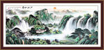 国画山水装饰画