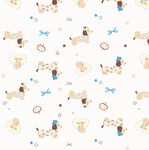 可爱动物图案背景