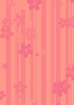 粉色条纹花朵背景图案