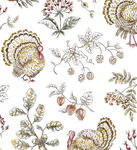 花卉飞鸟图案背景