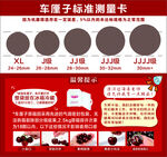 水果店车厘子标准测量卡