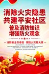 社区消防海报