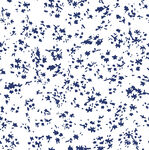 蓝白碎花图案纹理背景