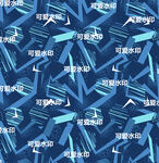 蓝色科技风箭头图案背景