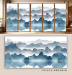 新中式意境山水装饰画